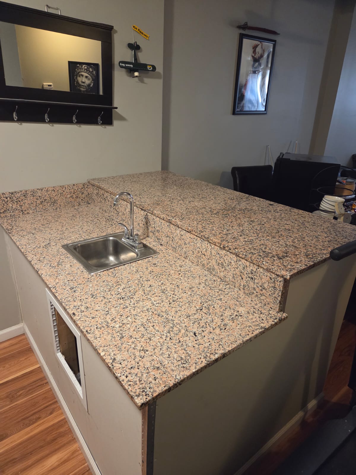 Granite kitchen counter